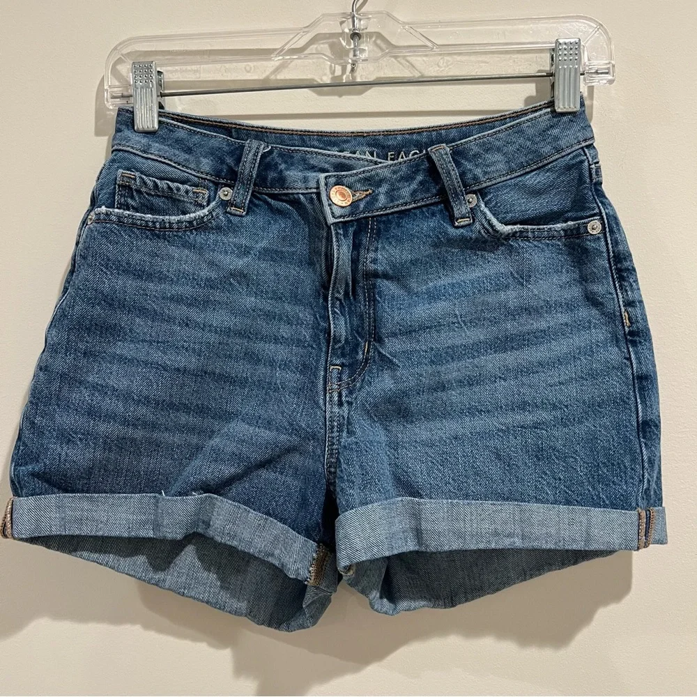 AE Highest Rise Mom crossover shorts